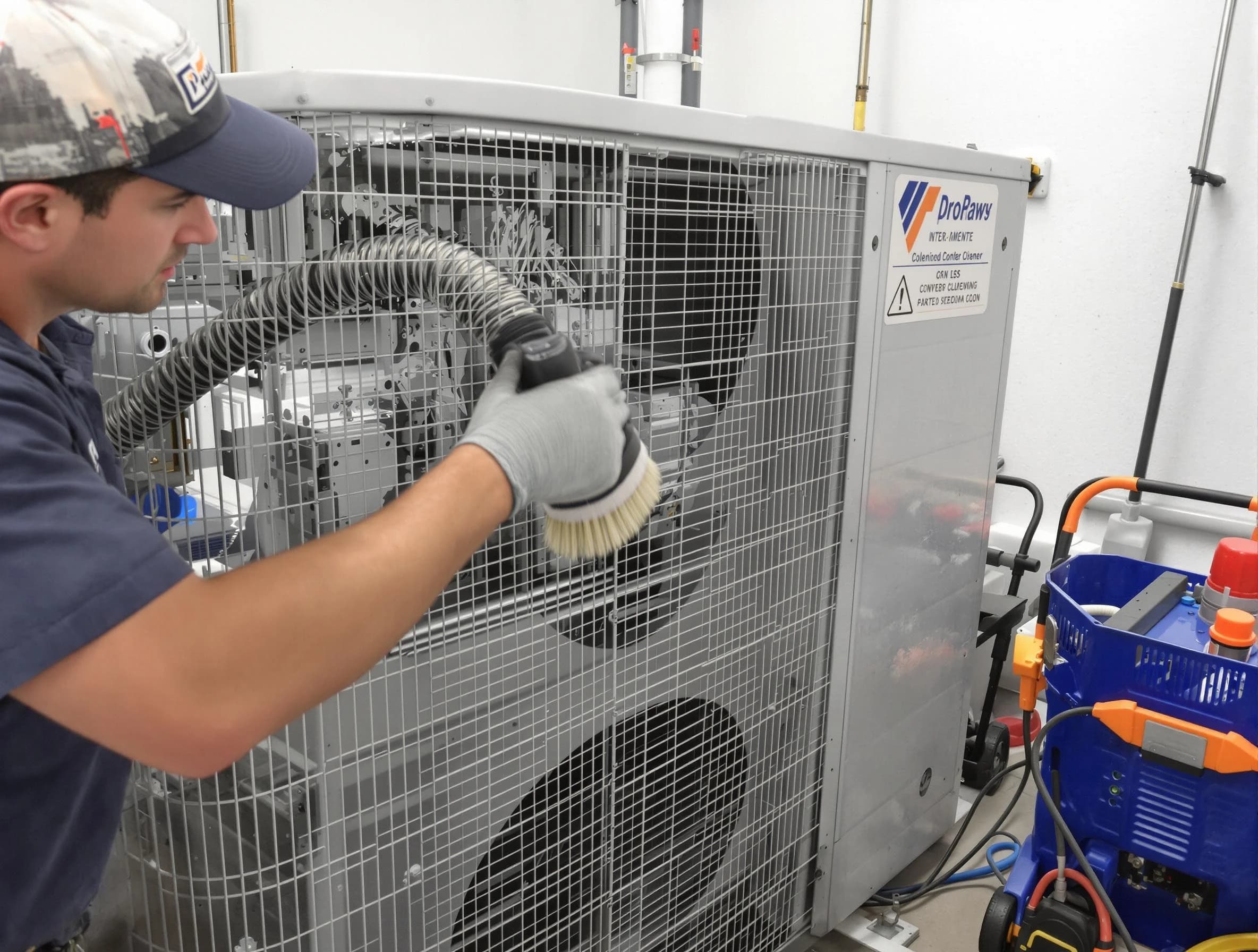 Gardendale Air Duct Cleaning specialist performing precision AC coil cleaning for improved system performance in Gardendale