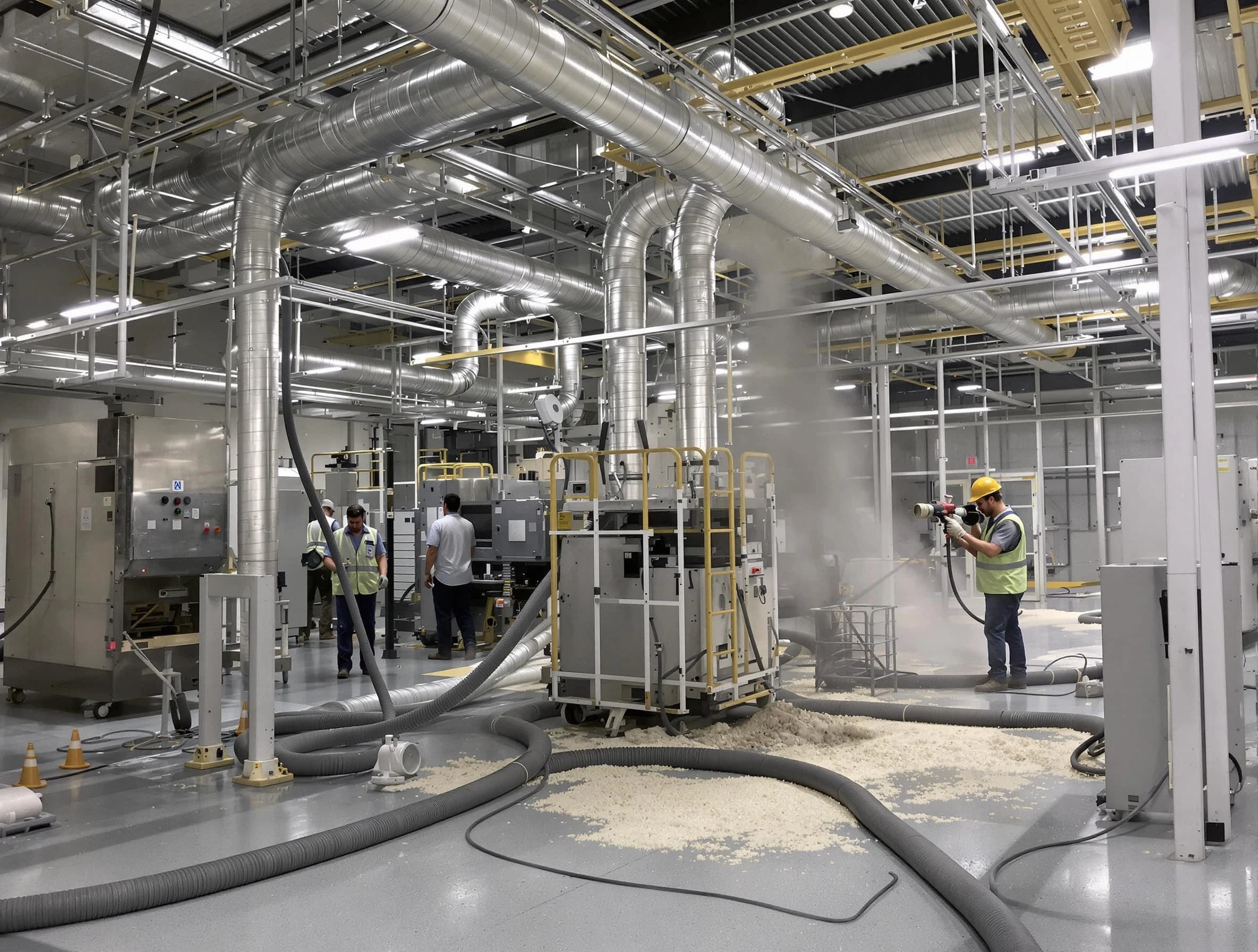 Heavy-duty industrial duct cleaning by Gardendale Air Duct Cleaning in Gardendale