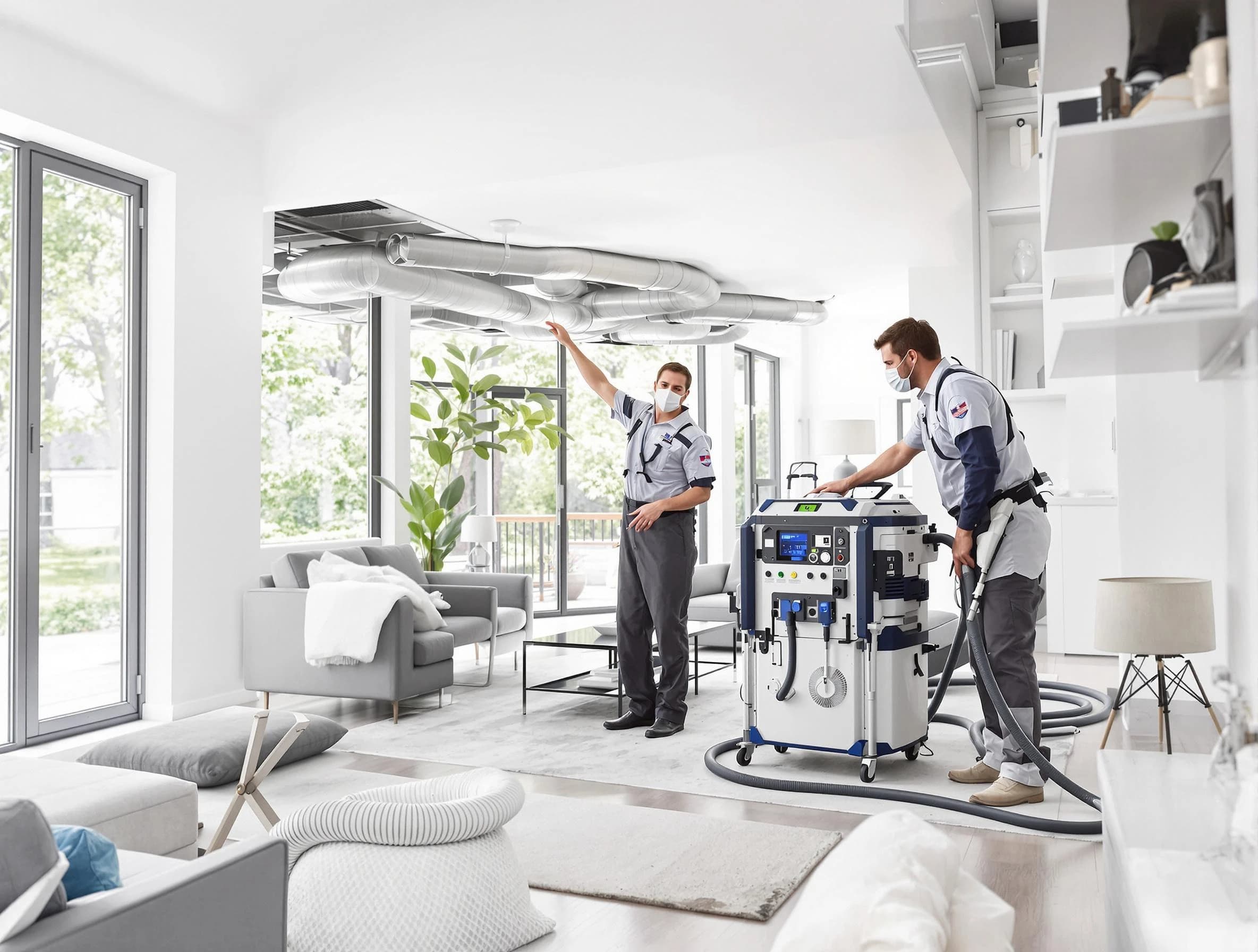 Gardendale Air Duct Cleaning professional conducting pure air duct cleaning with state-of-the-art equipment in Gardendale