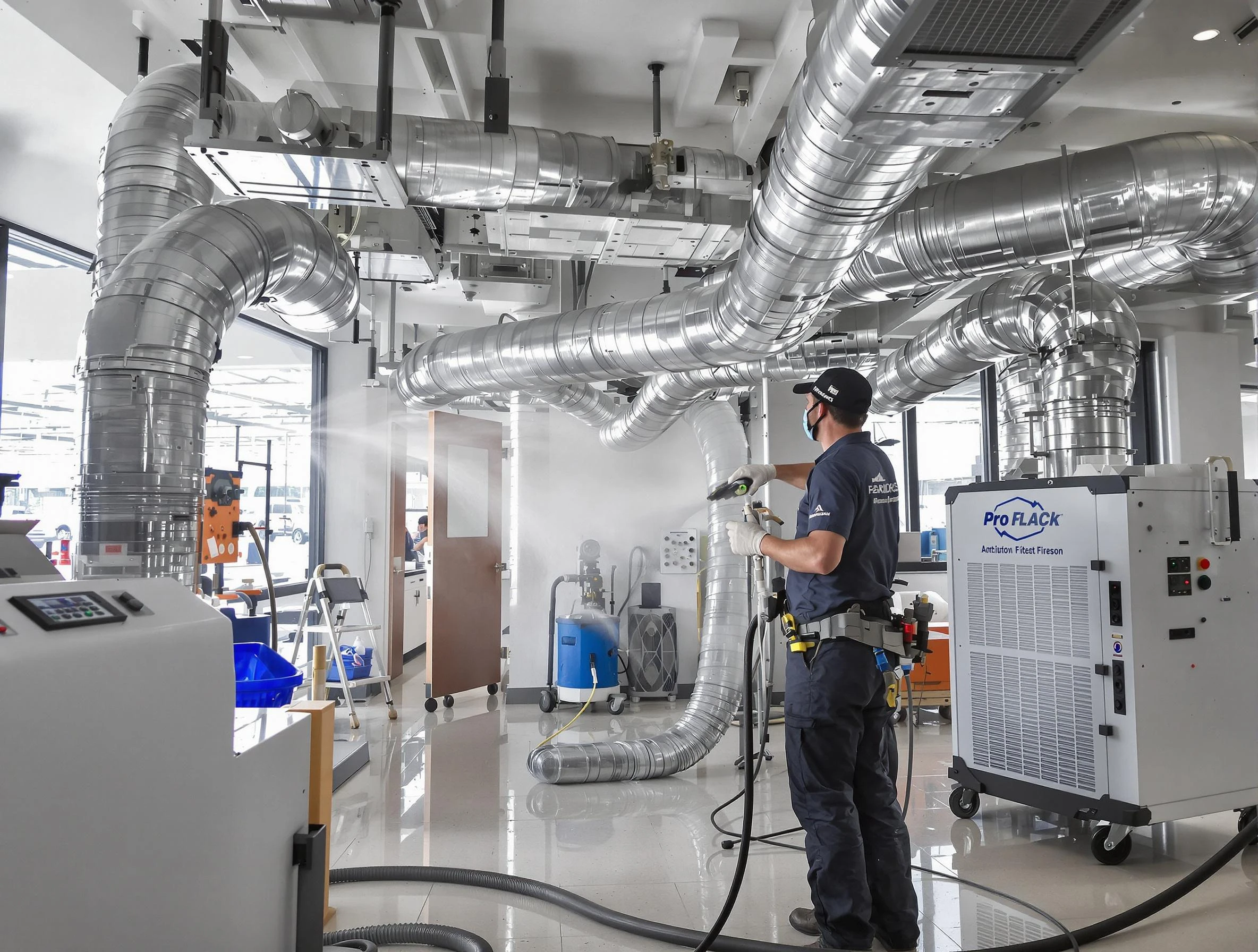 Negative Pressure Air Duct Cleaning in Gardendale