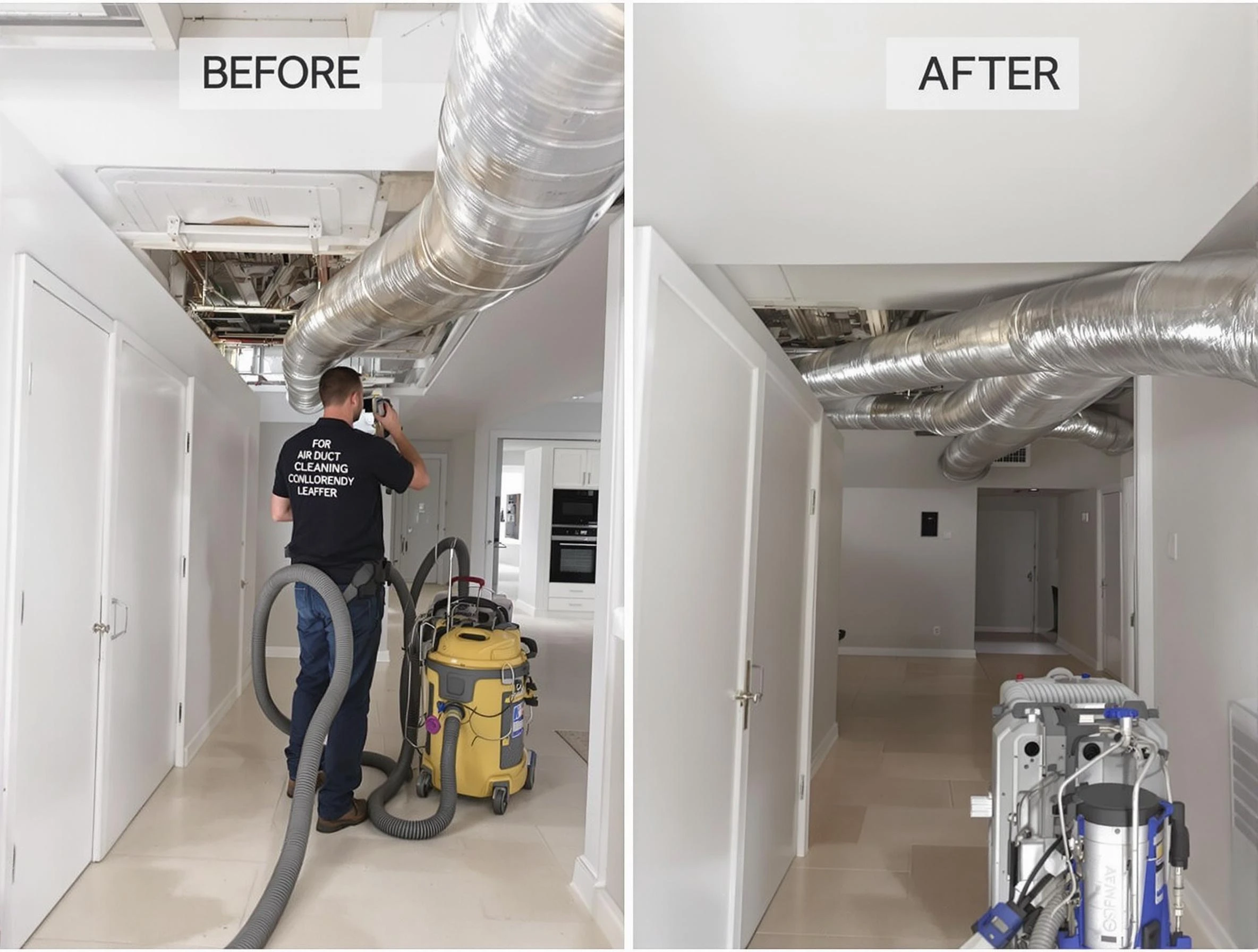Gardendale Air Duct Cleaning professional performing thorough air duct cleaning in Gardendale