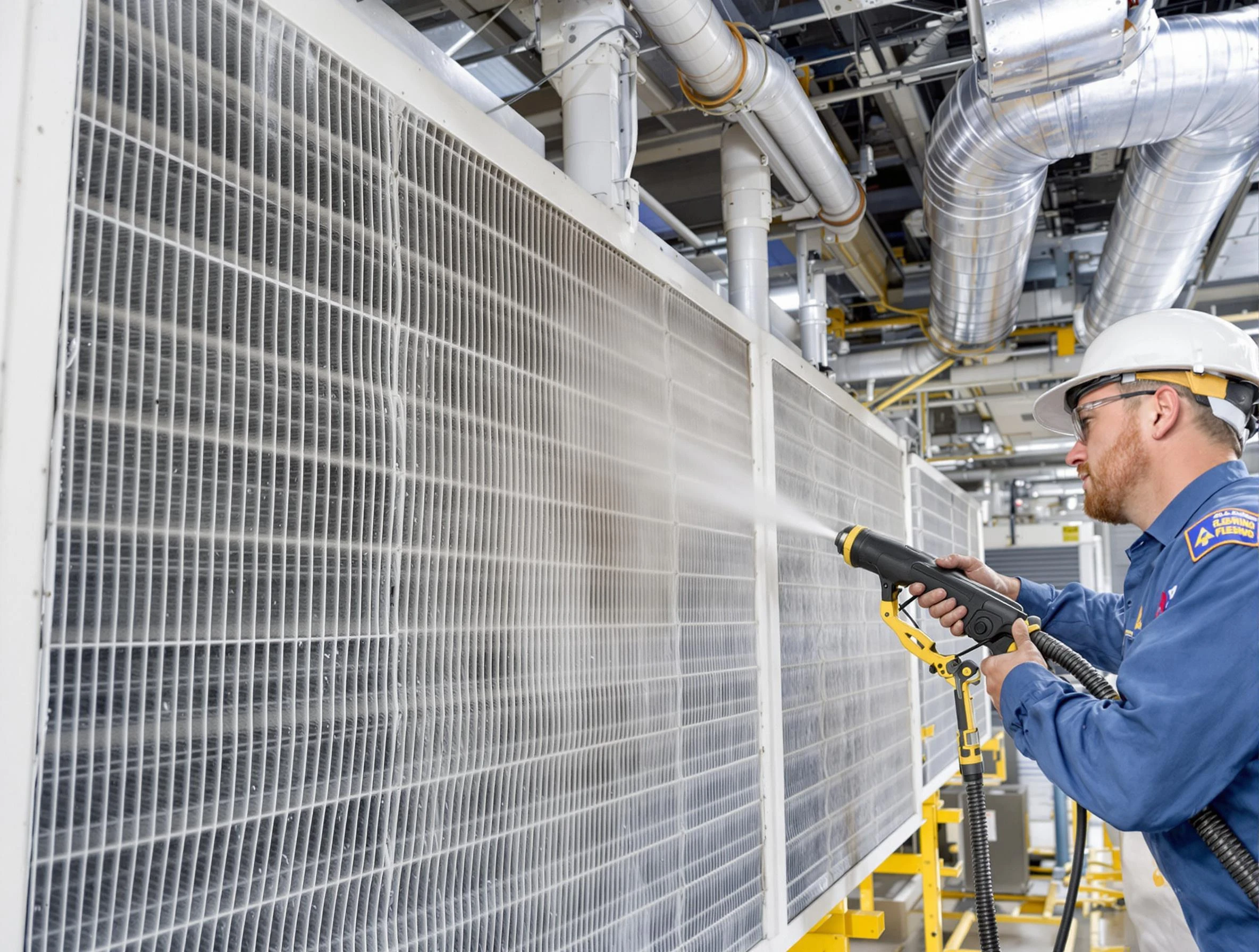 Professional commercial coil cleaning by Gardendale Air Duct Cleaning in Gardendale